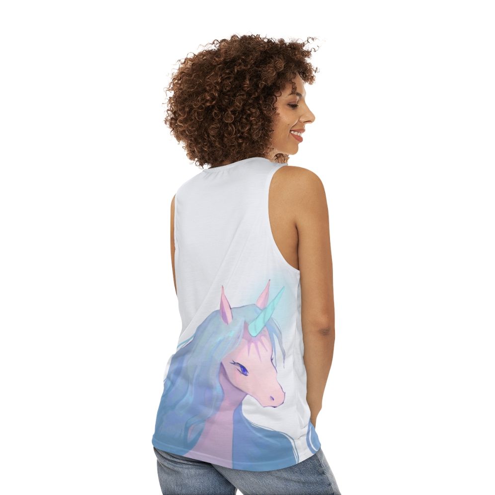 The Last Unicorn Inspired Unisex Tank Top - women back