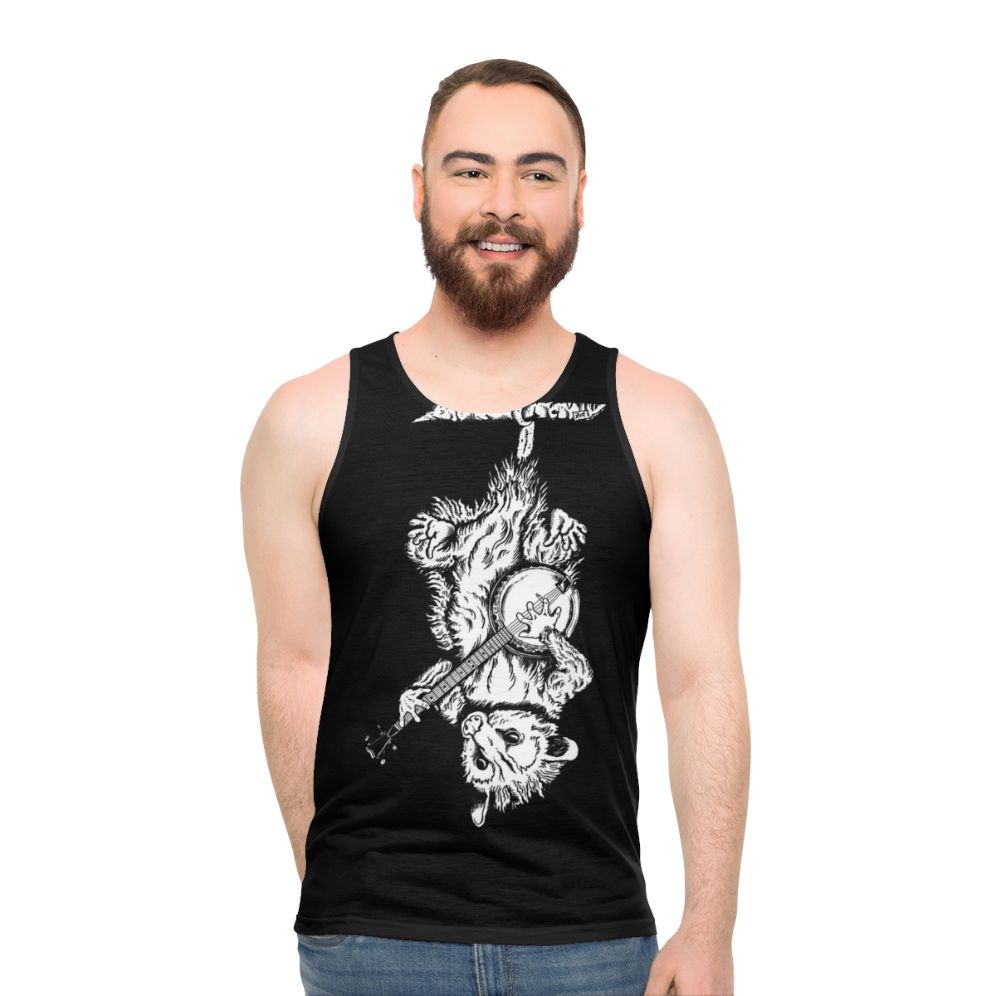 Possum Banjo Unisex Bluegrass Music Tank Top - men