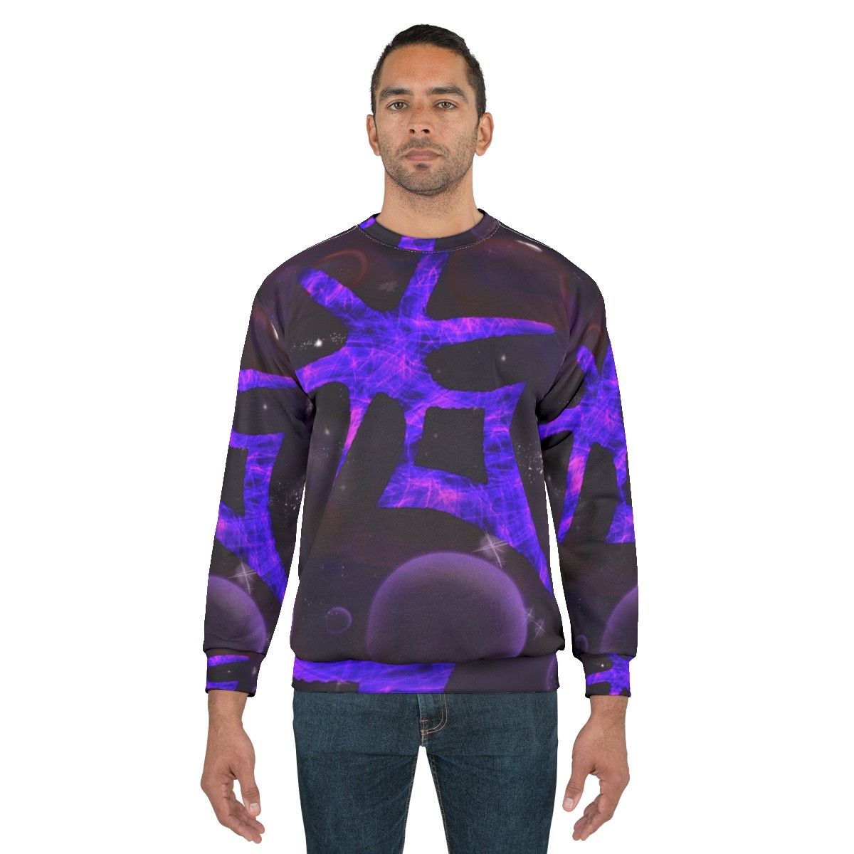 Dark Knight Galaxy Sweatshirt - Fantasy Gaming MMORPG Apparel - men