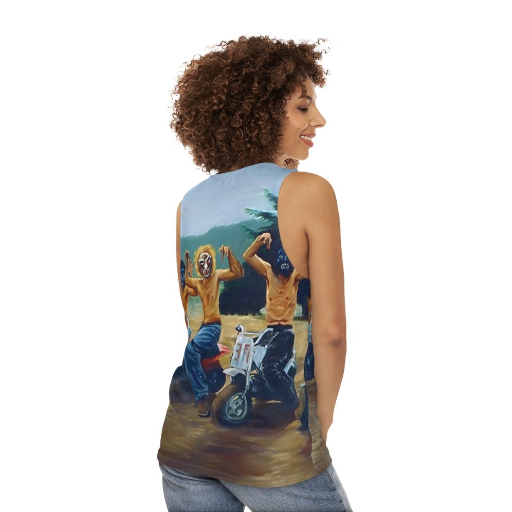 Painting From The Royal Tenenbaums Unisex Tank Top - women back