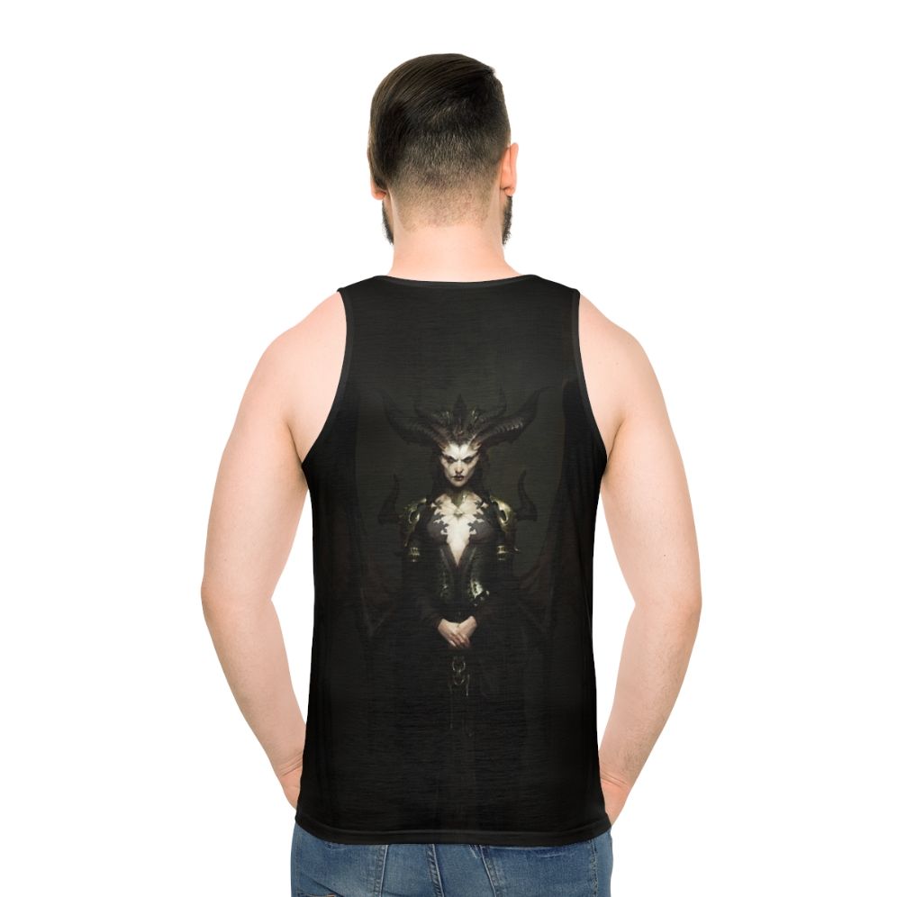 Diablo 4 Booooom Unisex Tank Top - men back