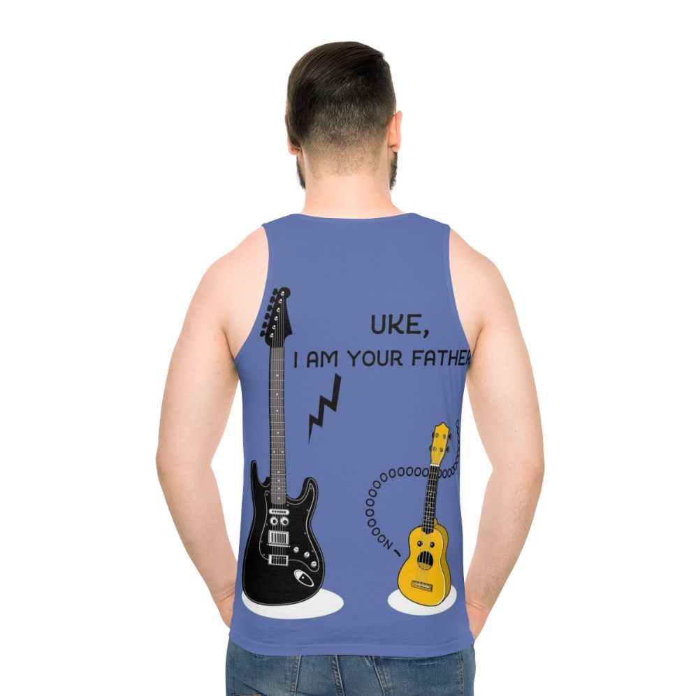 Uke I Am Your Father Unisex Ukulele Music Parody Tank Top - men back