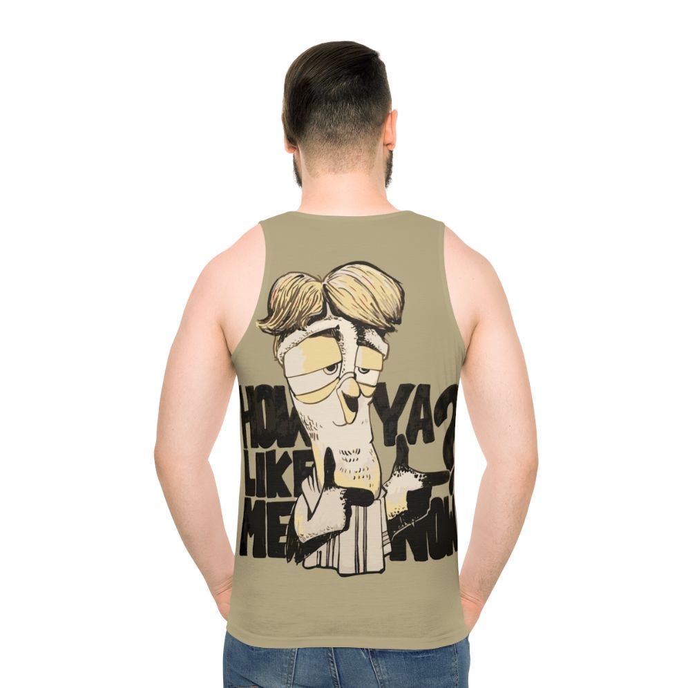 Unisex Boss Graphic Tank Top - men back