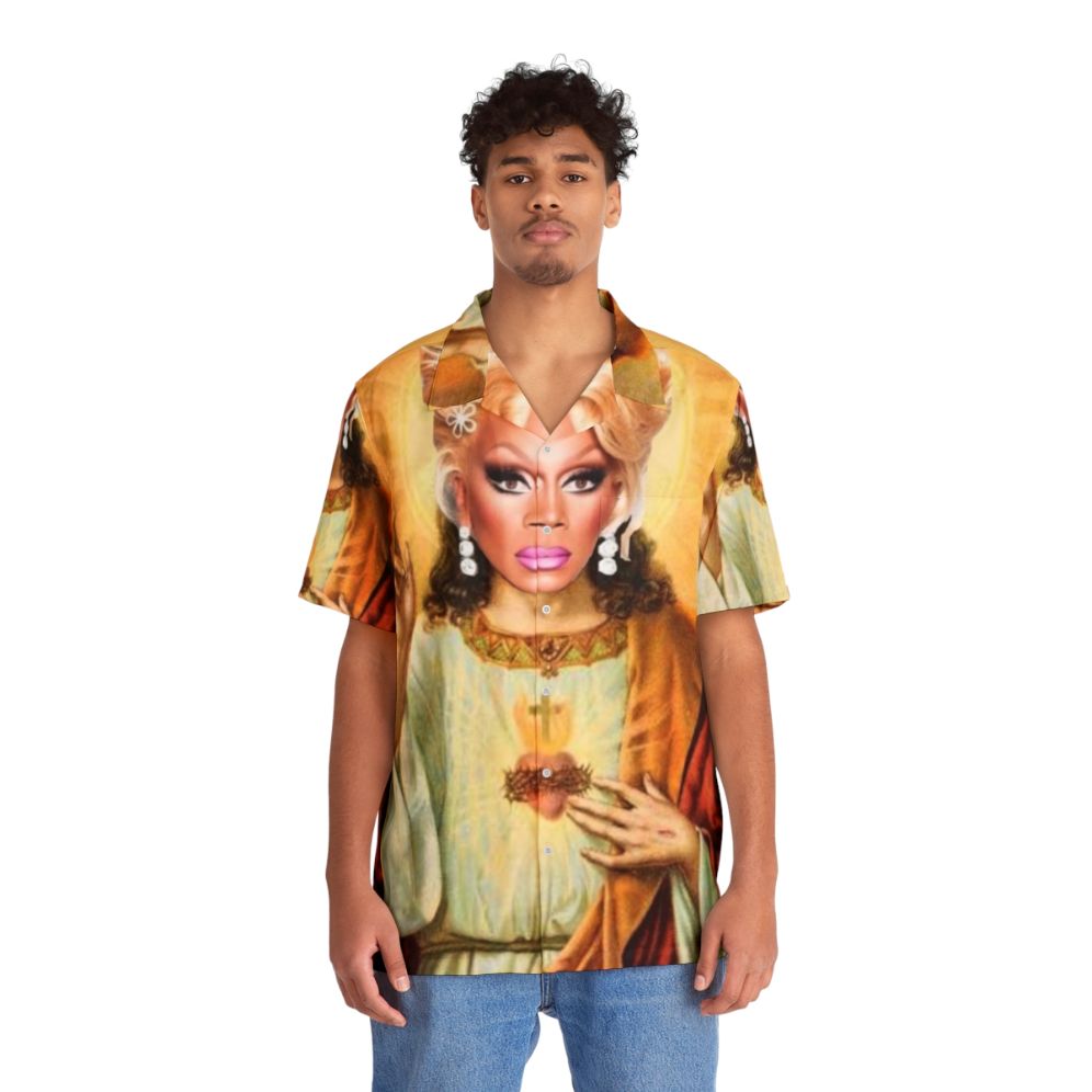 Drag Queen Jesus Hawaiian Shirt - People Front