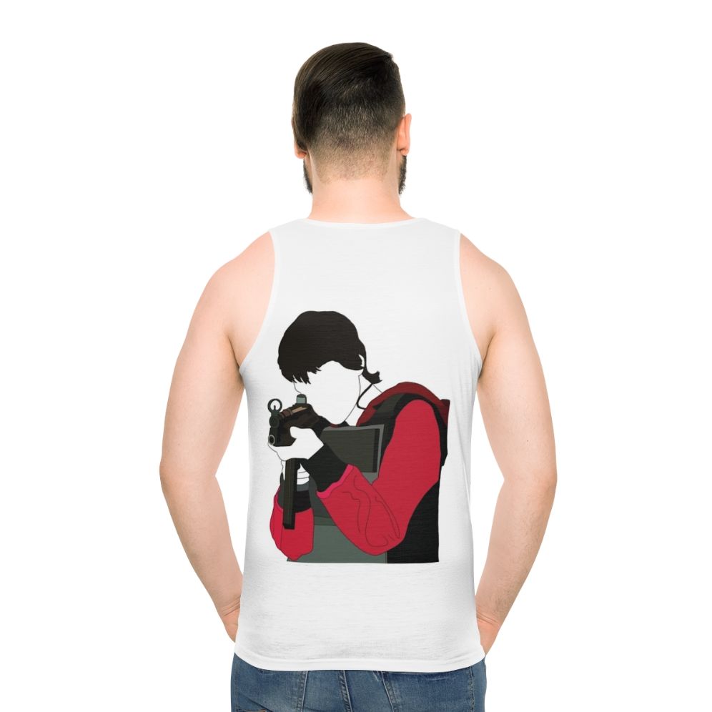 Money Heist Tokyo Unisex Tank Top - men back