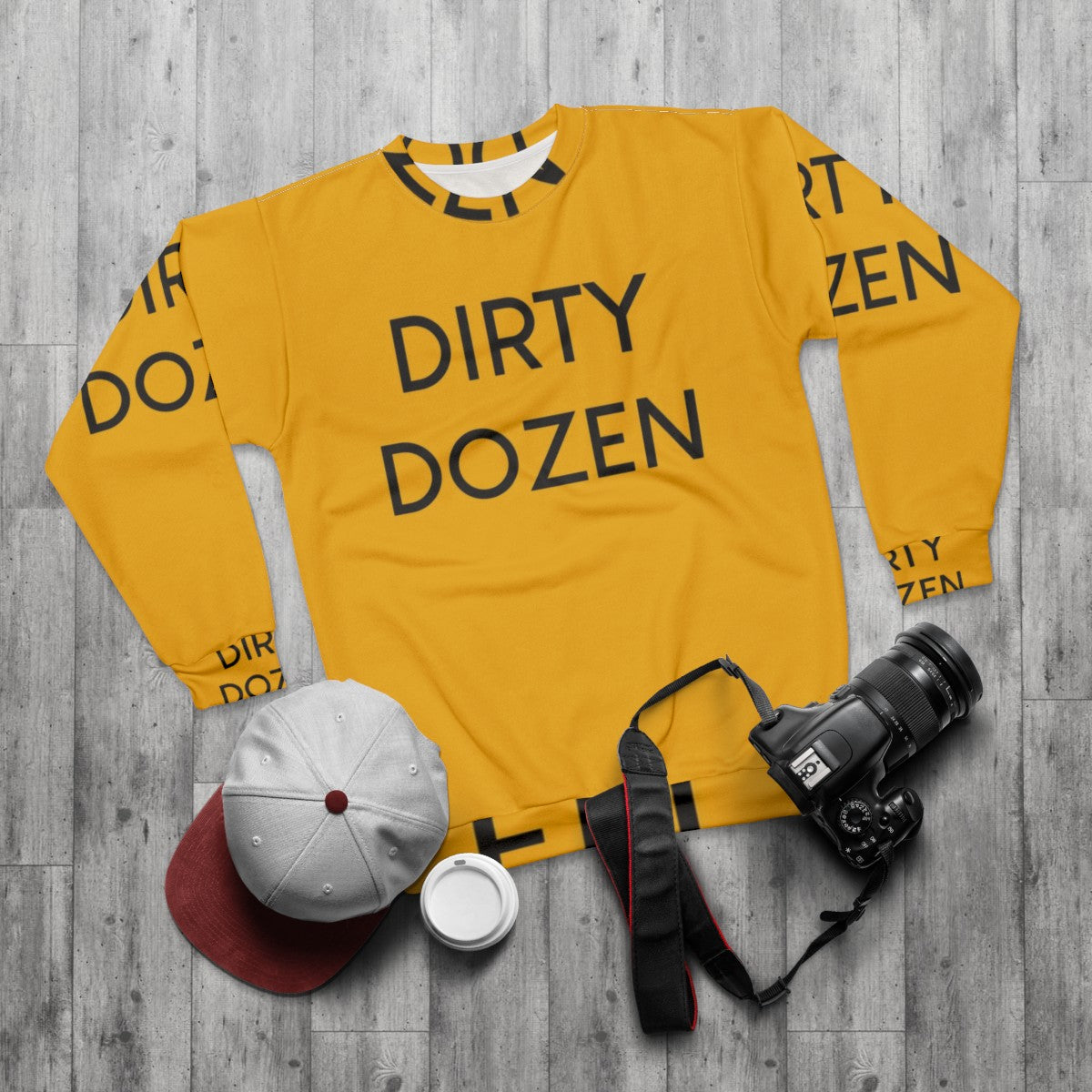 Prodigy Dirty Dozen Sweatshirt - Urban Streetwear for Electronic Music Fans - flat lay