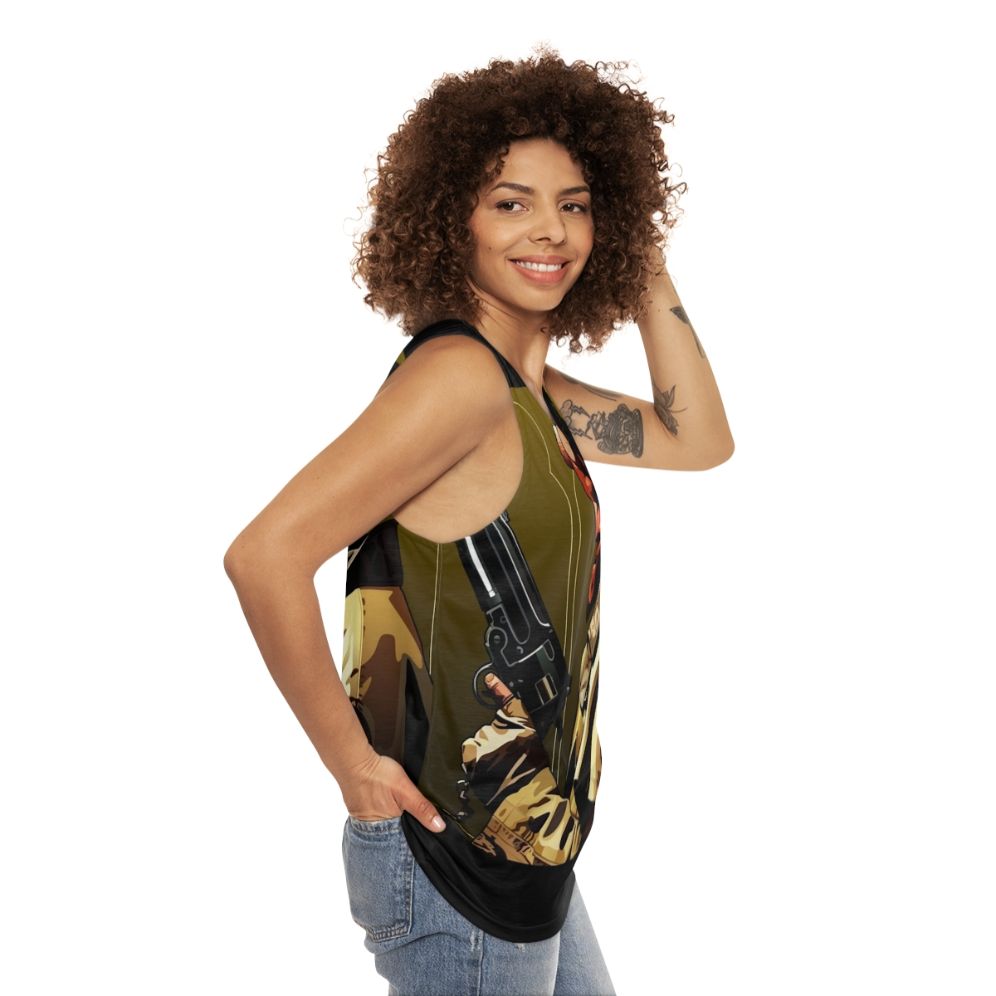 Hellboy Unisex Tank Top - women side