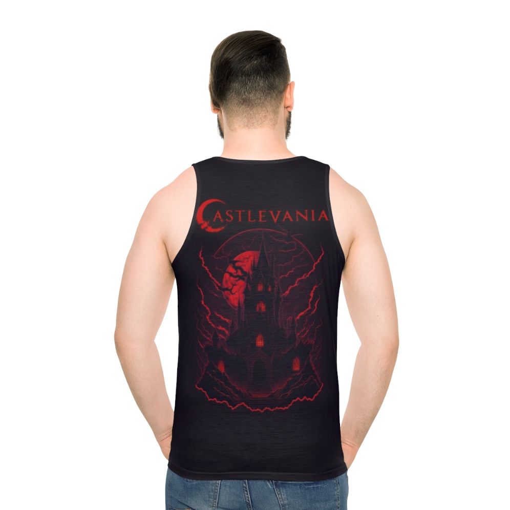 Castlevania Netflix Inspired Unisex Tank Top - men back