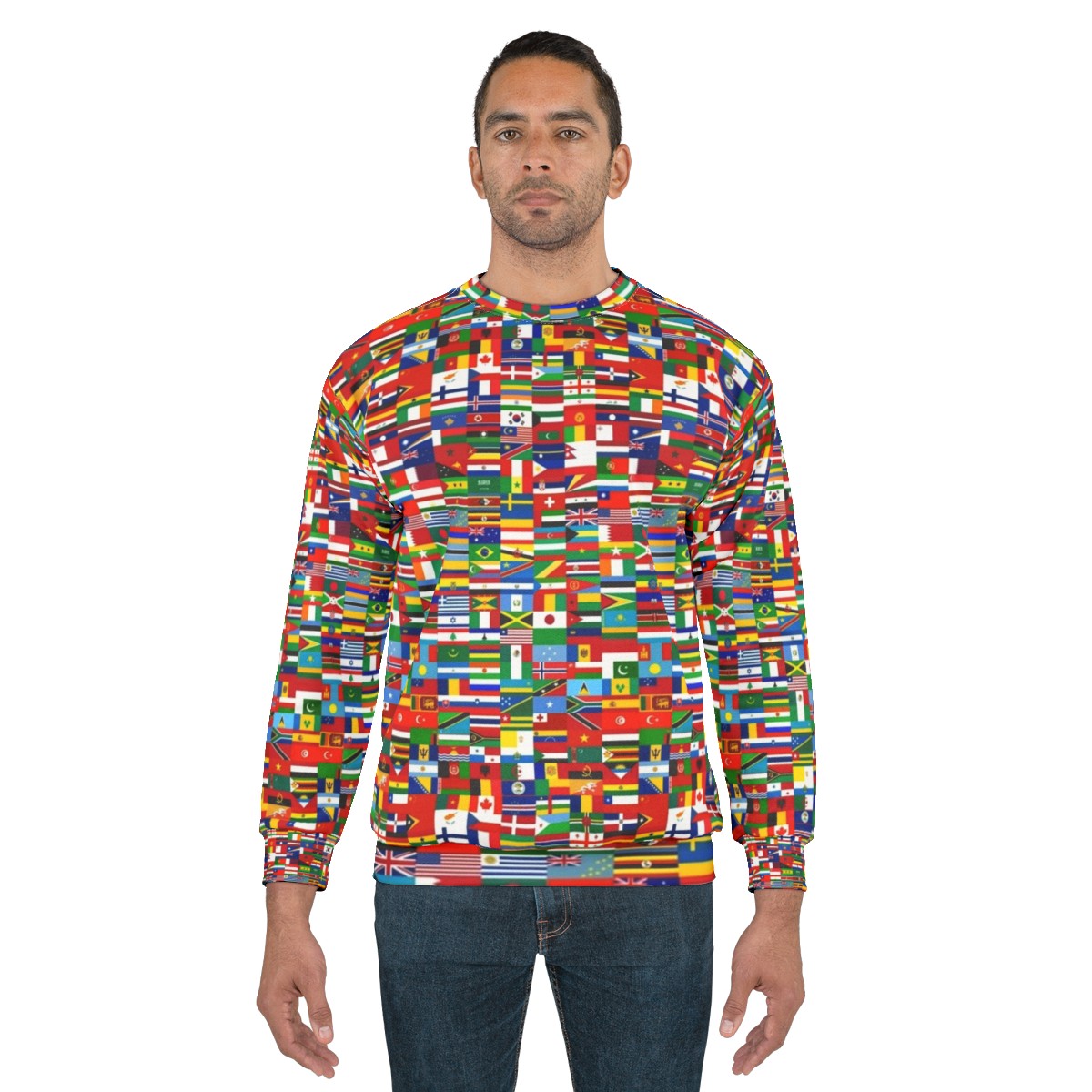 Flags of the World Graphic Sweatshirt - men