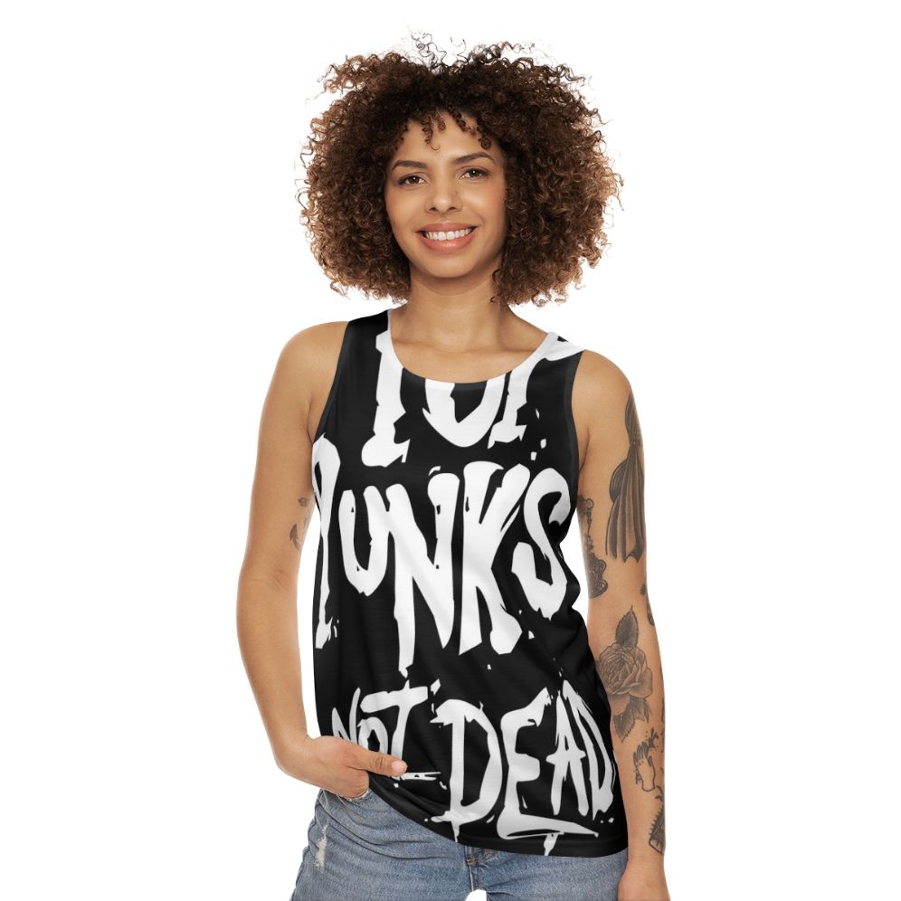 Unisex Pop Punk Rock Music Lover Tank Top - women