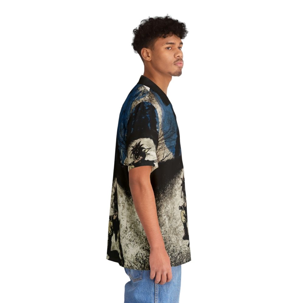 Chrono Trigger minimalist art Hawaiian shirt featuring the silent protagonist - People Pight