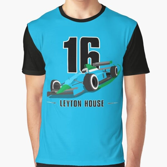 Leyton House CG901 Formula 1 Racing Car Graphic T-Shirt