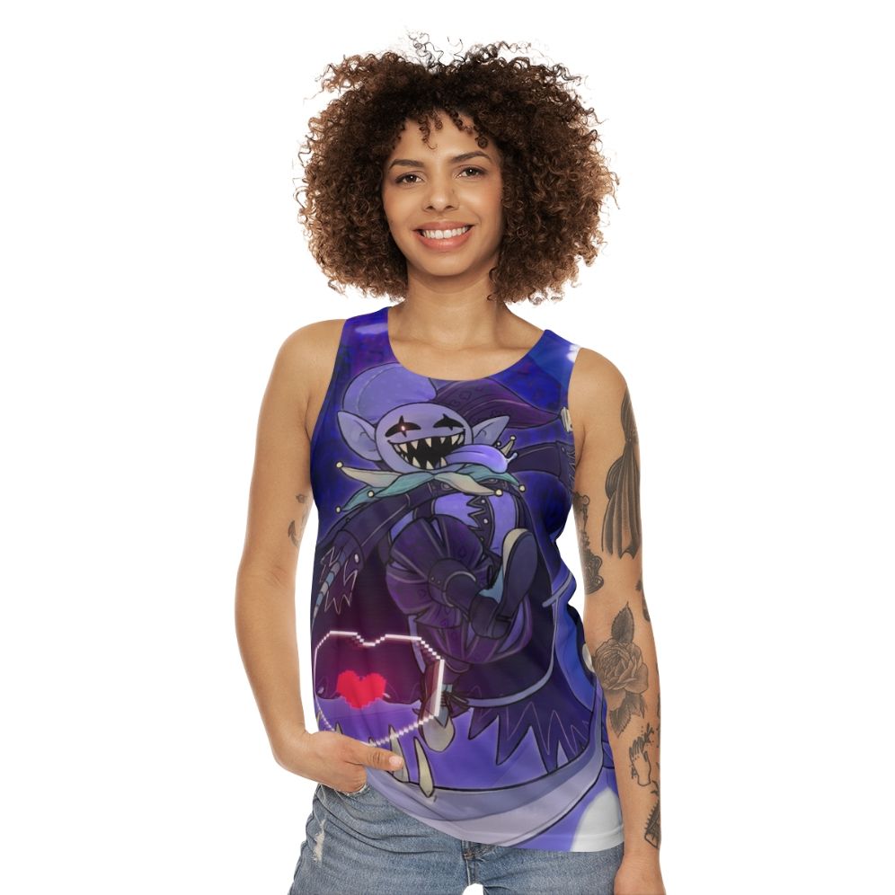 Deltarune Jevil Jester Unisex Tank Top - women