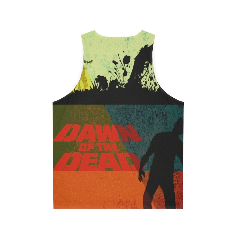 Vintage Modern Dawn of the Dead Unisex Tank Top - Back