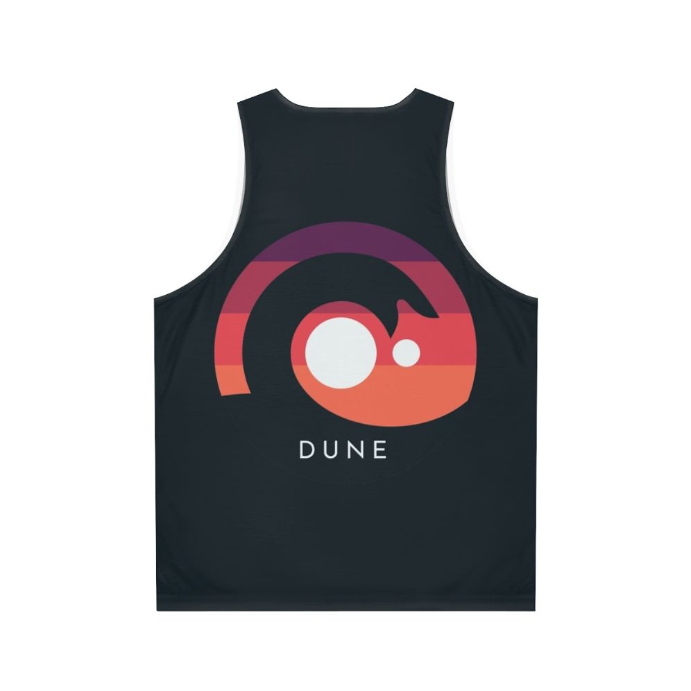 Dune 2020 Sandworm Arrakis Unisex Tank Top - Back