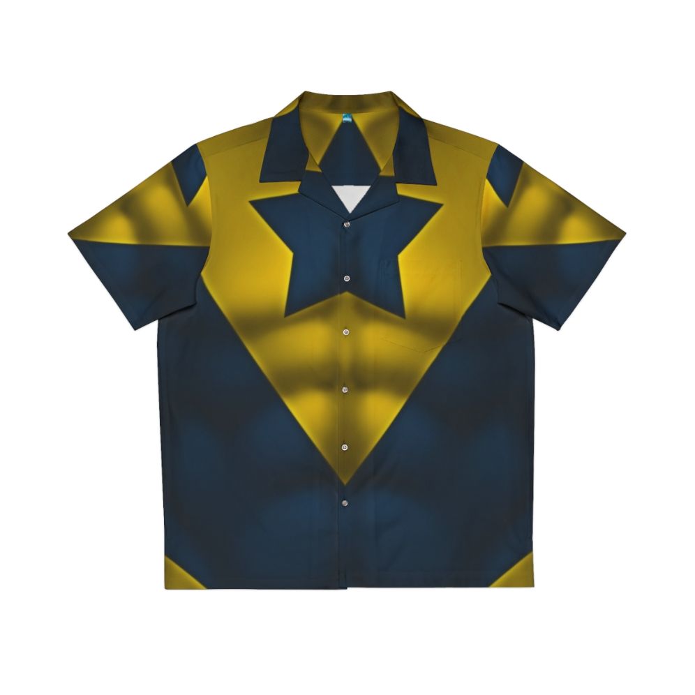 Booster Gold Superhero Art Hawaiian Shirt