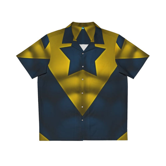 Booster Gold Superhero Art Hawaiian Shirt