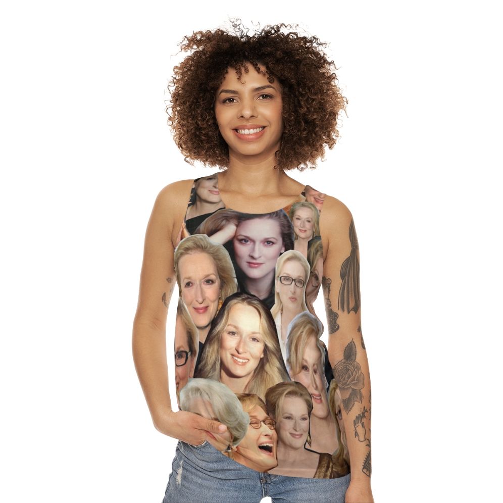 Unisex Meryl Streep "Streep Tease" Tank Top - women