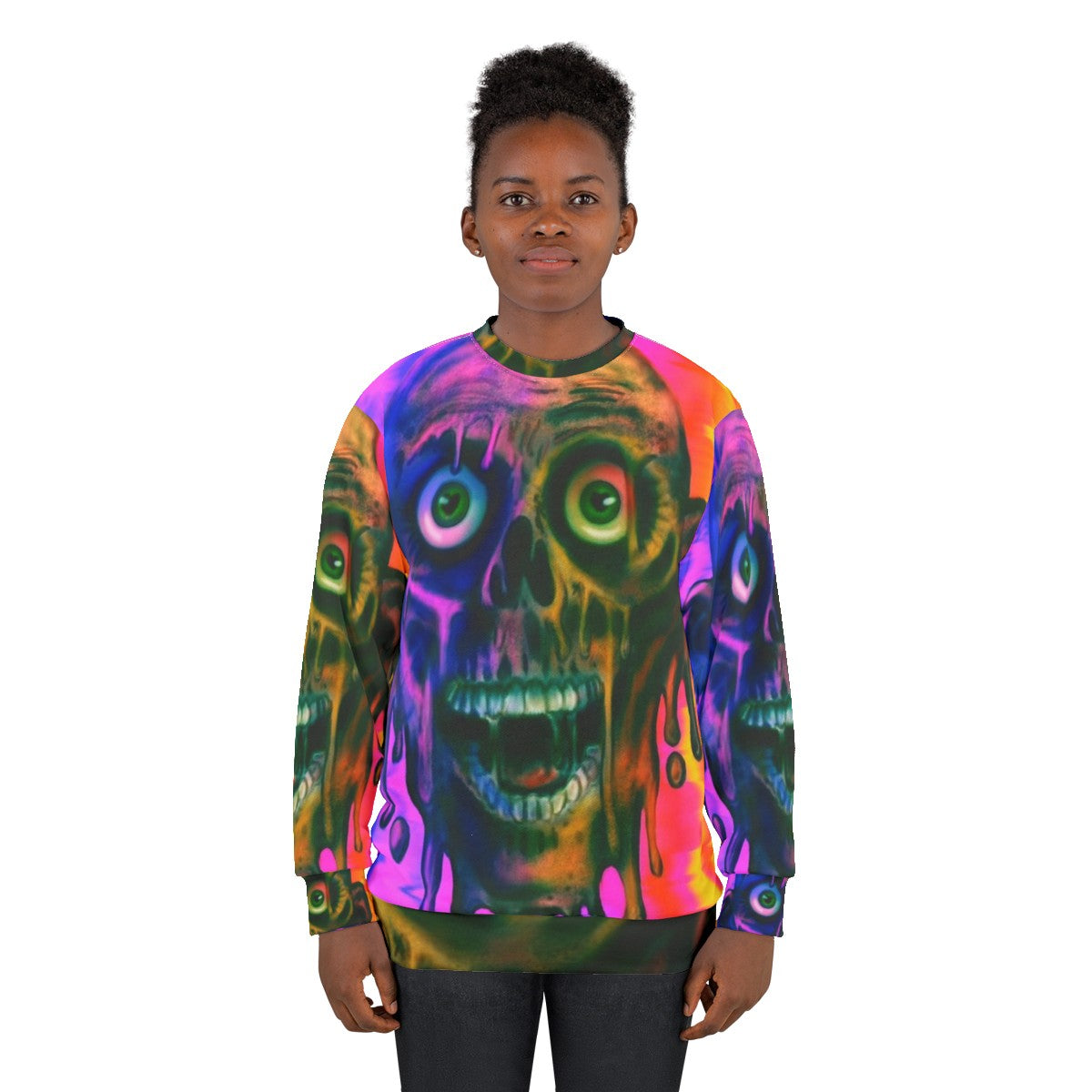 Tar Man Return of the Living Dead Horror Movie Sweatshirt - women