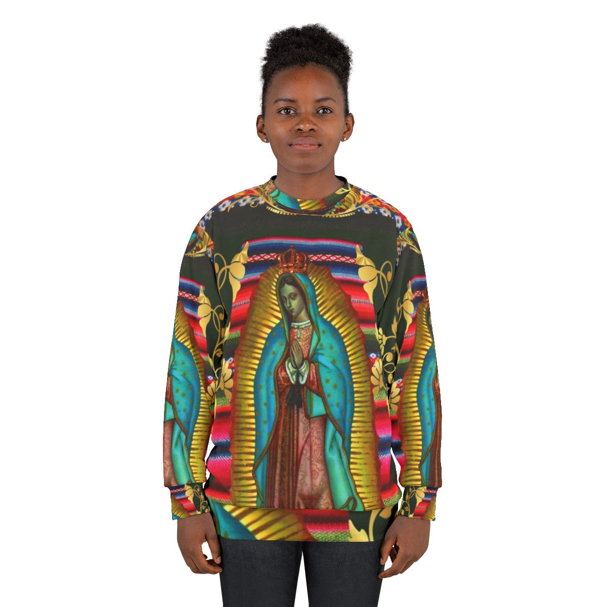 Our Lady of Guadalupe Virgin Mary Sweatshirt - women