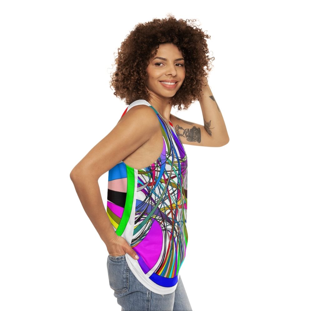 Twow Unisex Tank Top for Data Visualization and Analytics - women side