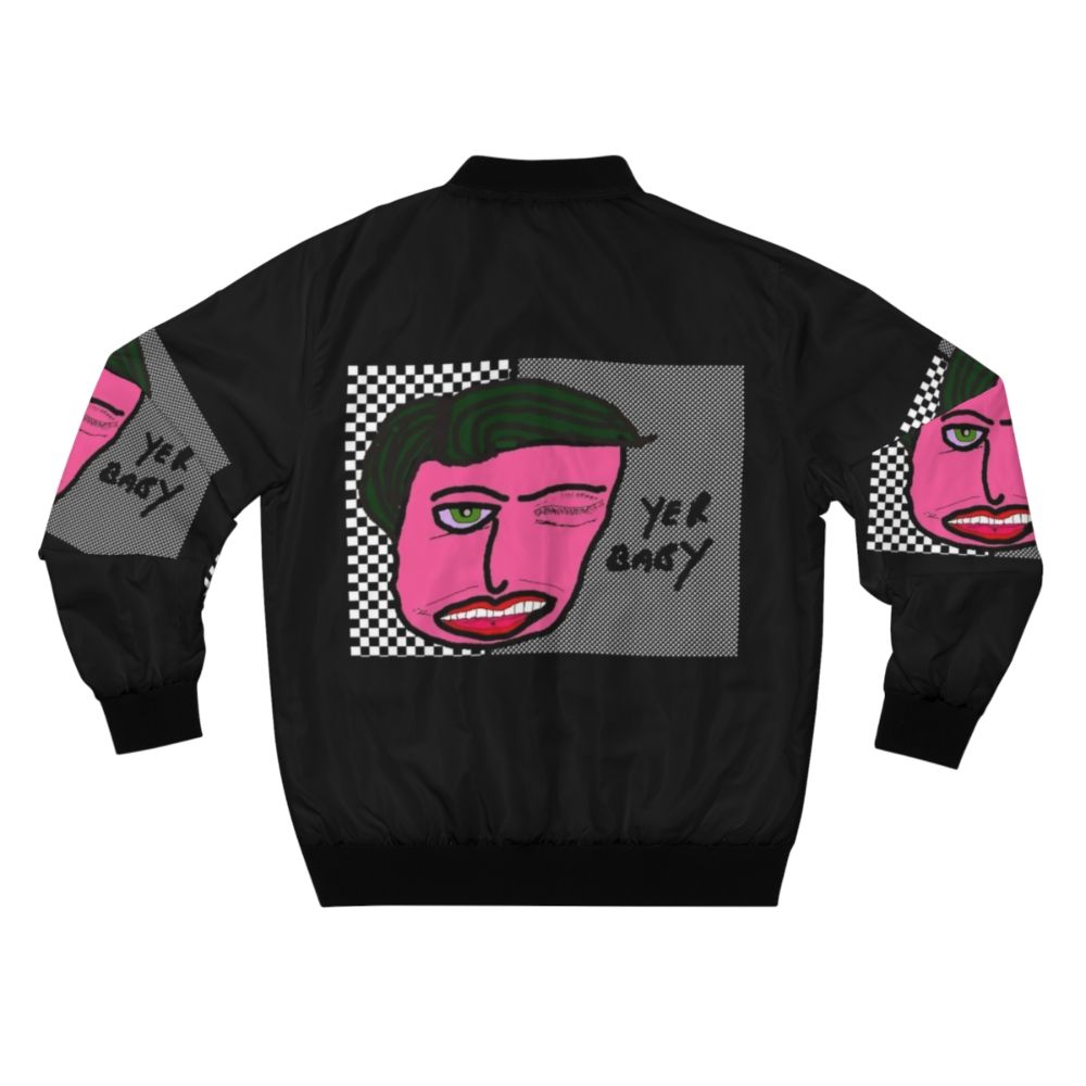 Ringo Starr Art Bomber Jacket featuring a "Yer Baby" meme design - Back