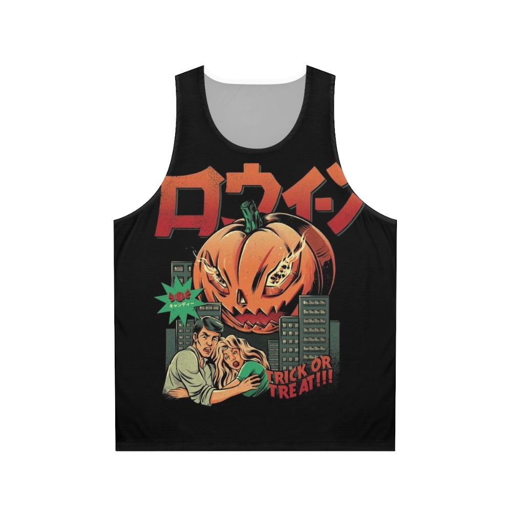 Pumpkinzilla Retro Unisex Tank Top