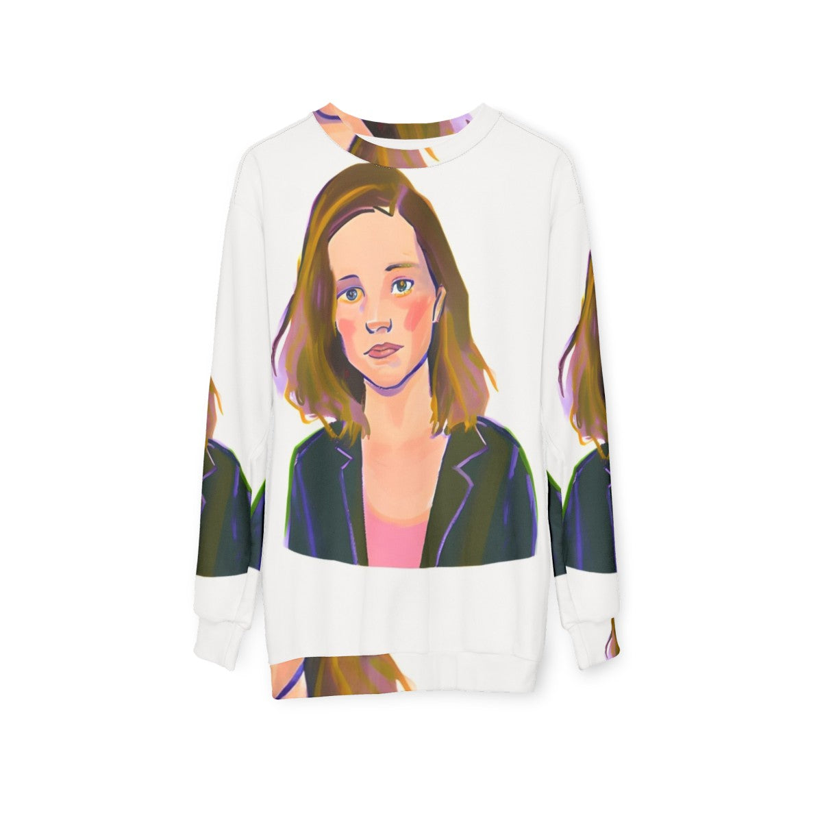 Heartstopper Darcy Olsson Netflix Sweatshirt - hanging