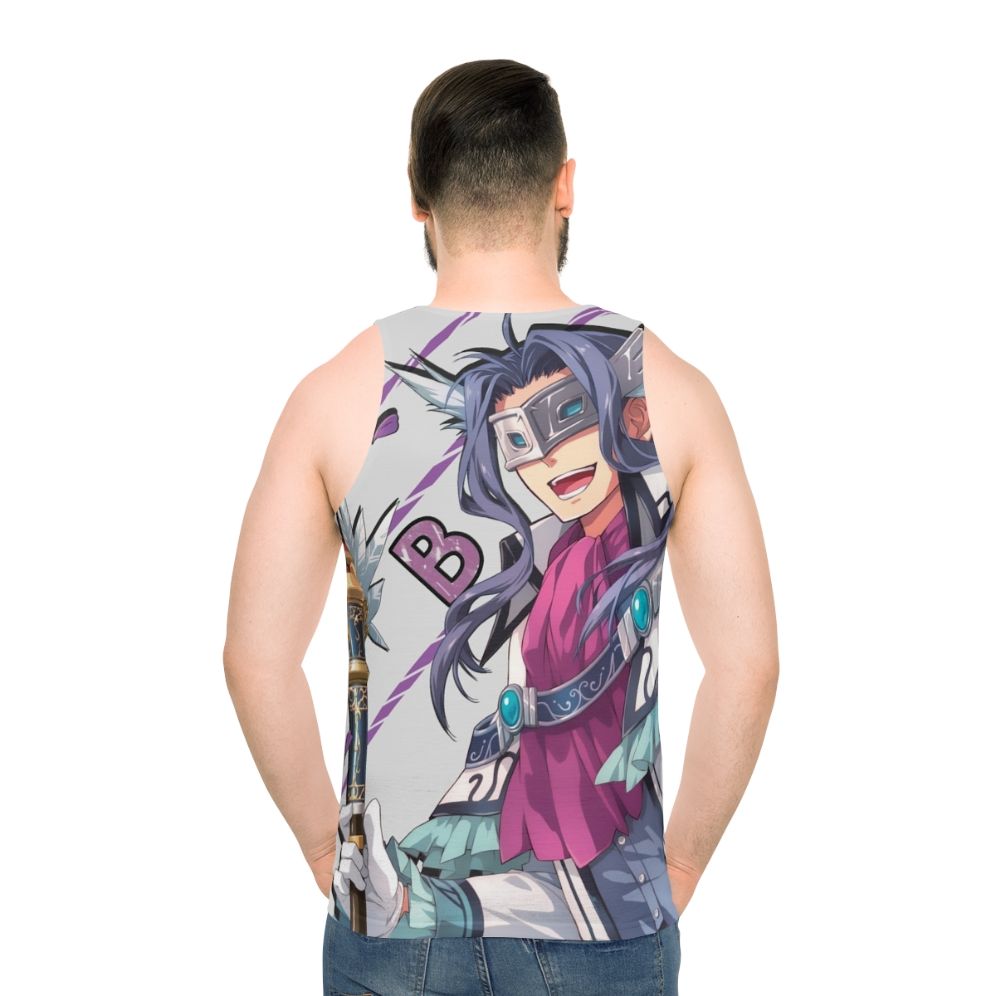 Speed Baron unisex gaming tank top - men back