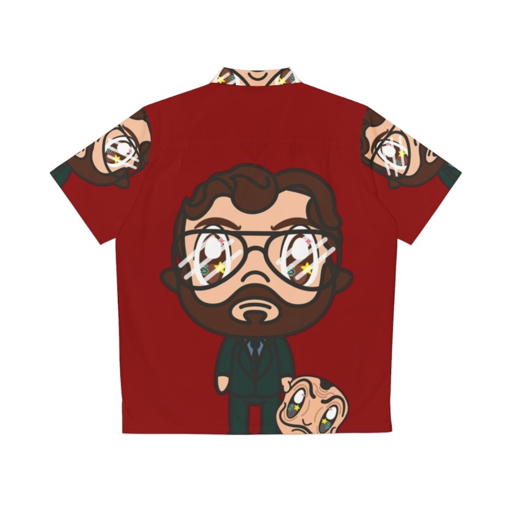 Money Heist and The Paper House Hawaiian Shirt for Teachers - Back