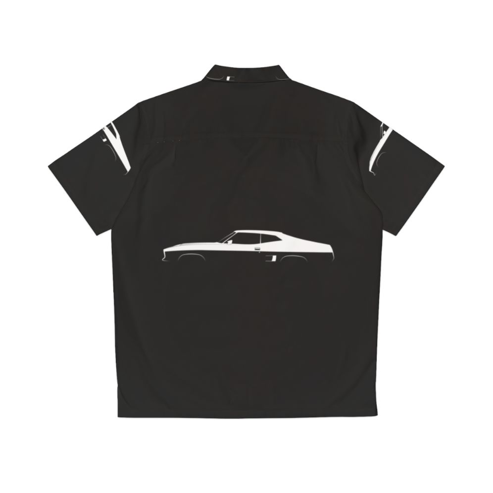 Ford Falcon 351 GT Coupe XB silhouette hawaiian shirt - Back