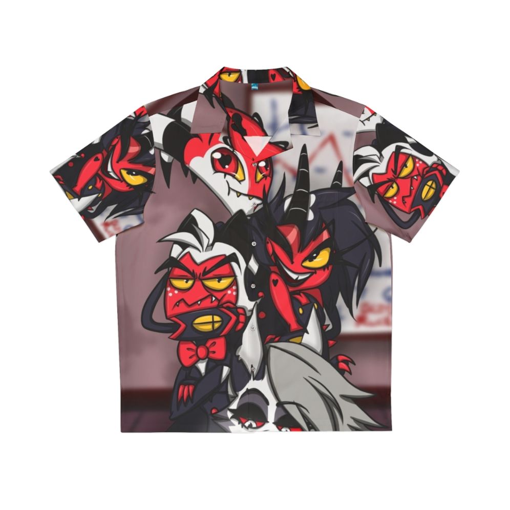 Helluva Boss Hawaiian Shirt with Cartoon Characters