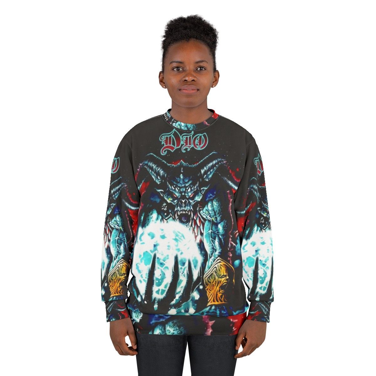 Gothic metal master of the moon sweatshirt - women