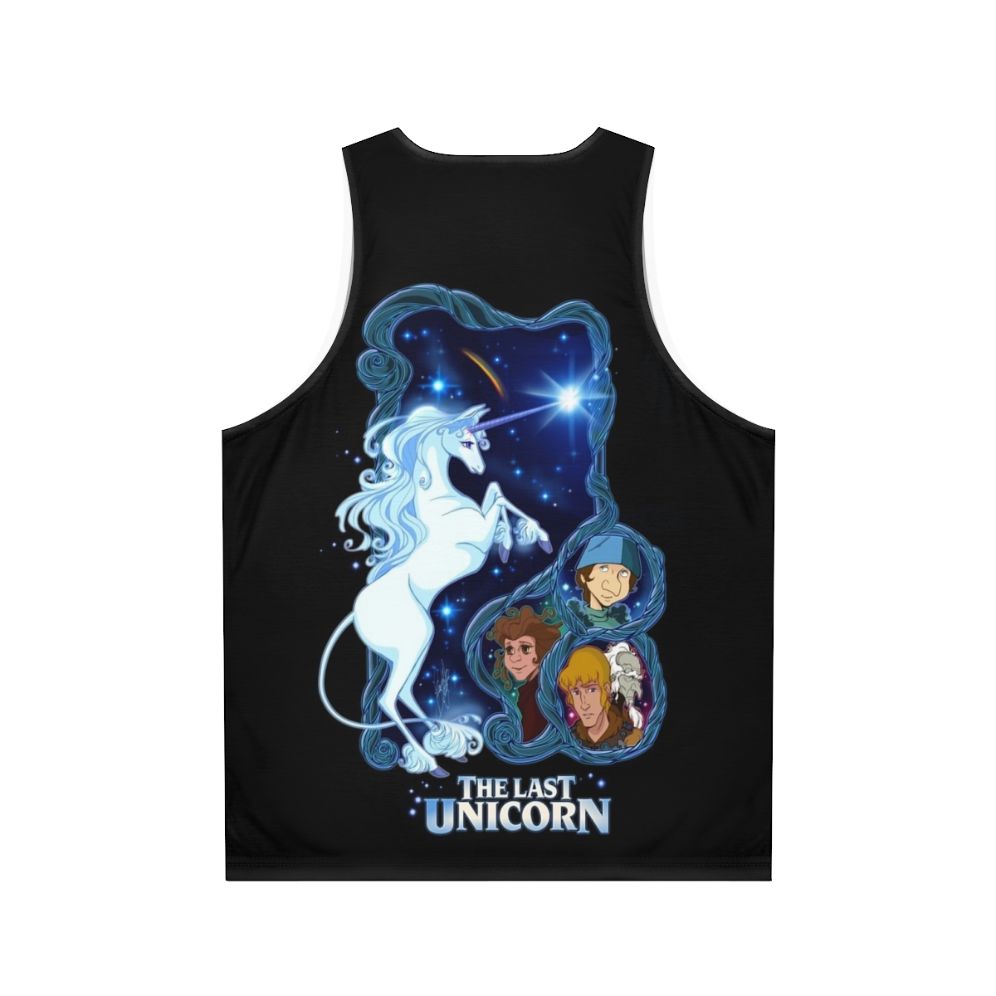 The Last Unicorn Unisex Tank Top - Back