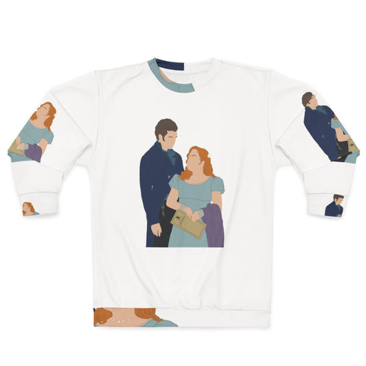 Colin Bridgerton and Penelope Featherington Couple Sweatshirt