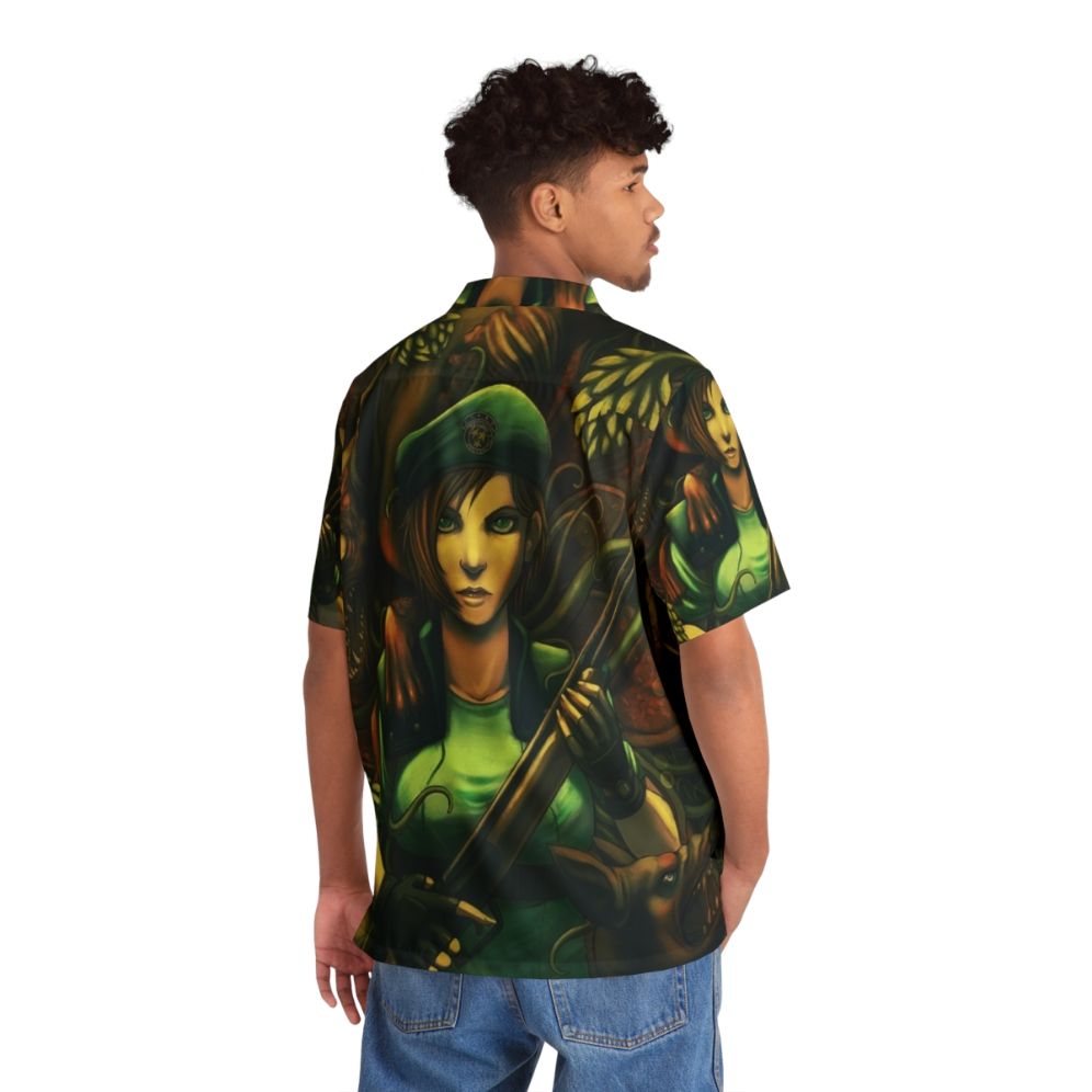 Resident Evil Jill Valentine Hawaiian Shirt - People Back