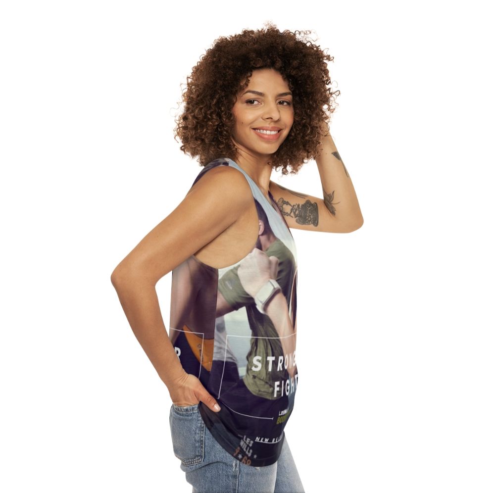 Unisex Les Mills BodyCombat Tank Top - women side