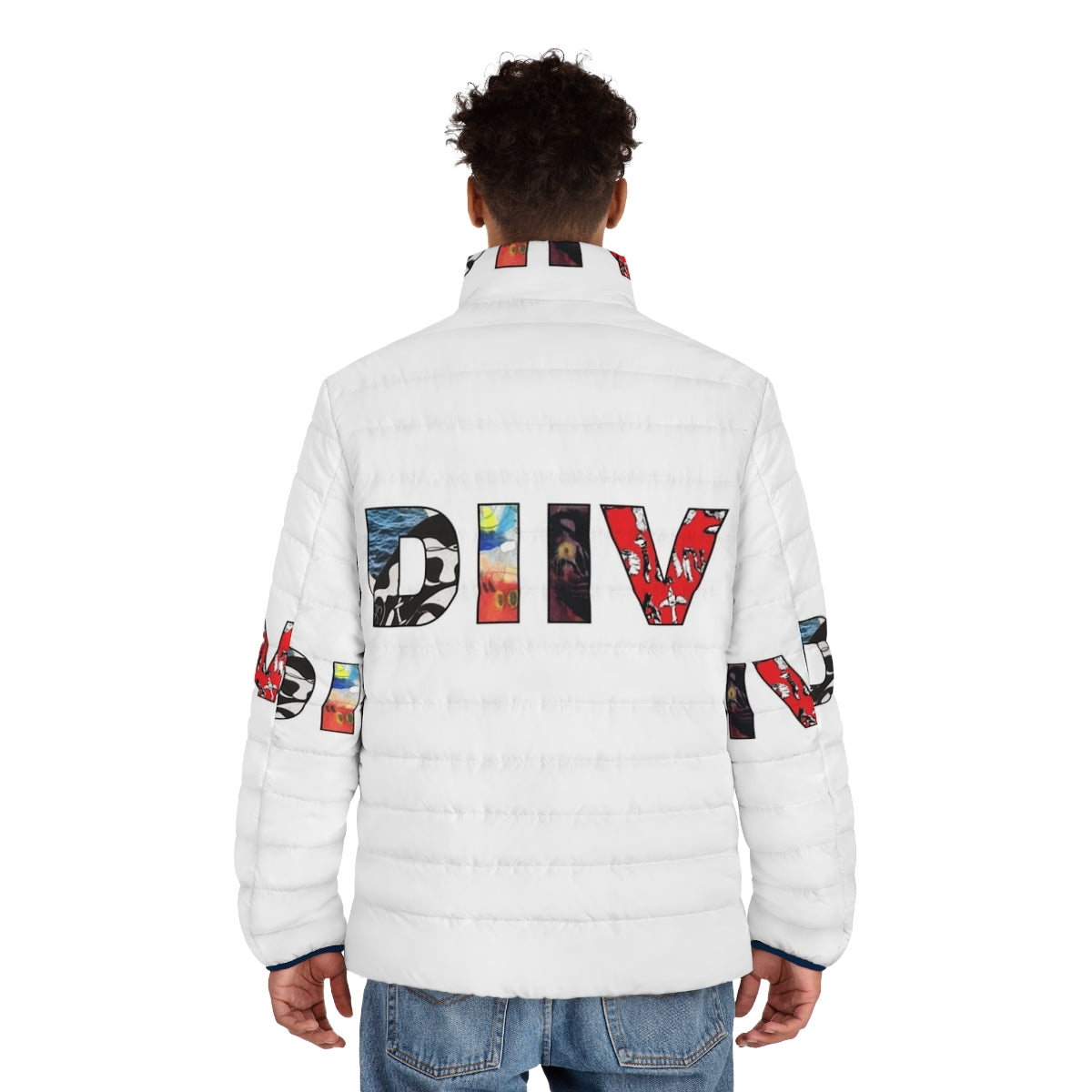 Diiv puffer jacket in a cozy, dream pop-inspired design - men back