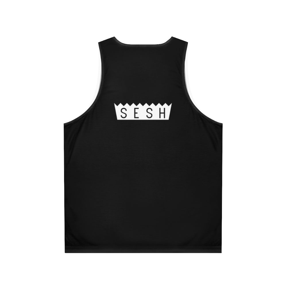 Team Sesh Unisex Tank Top featuring Bones logo - Back