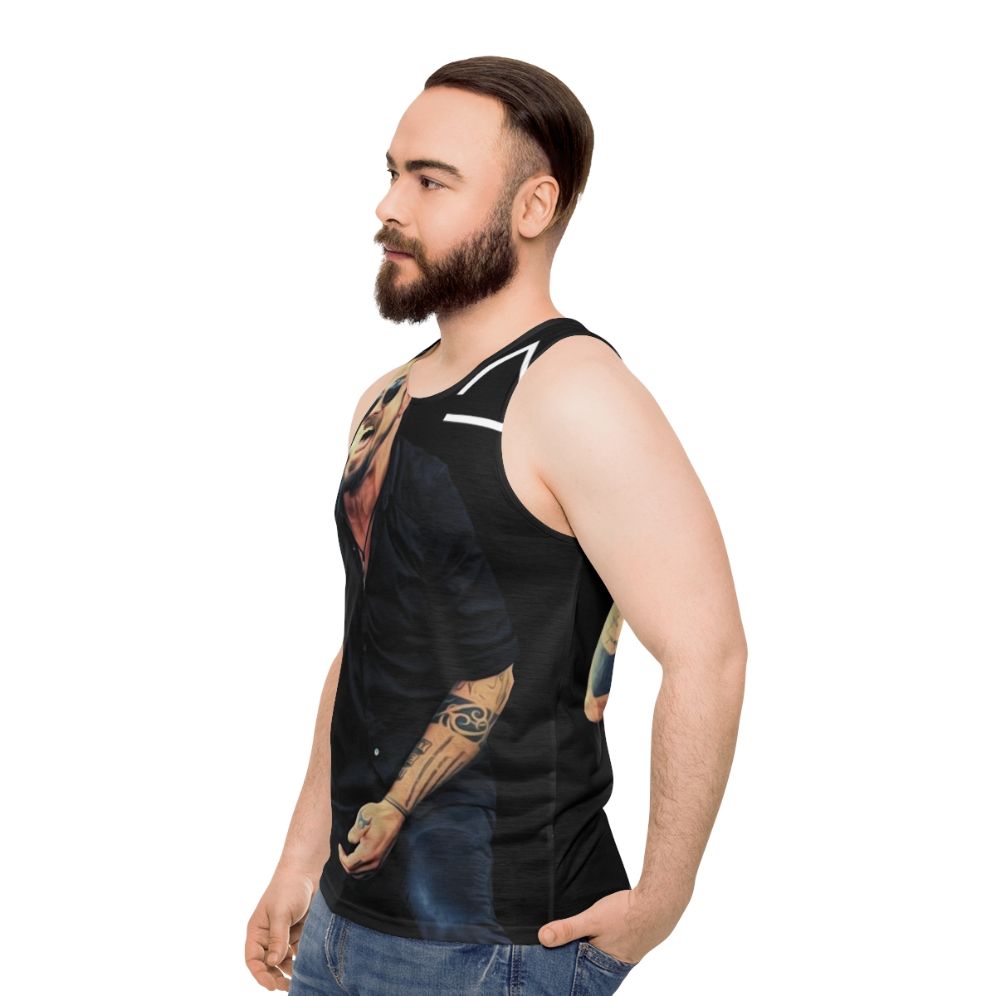 Adam Gontier Saint Asonia Unisex Rock Band Tank Top - men side