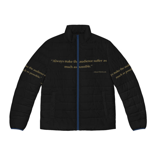 Alfred Hitchcock Quote "Sweet Revenge" Puffer Jacket