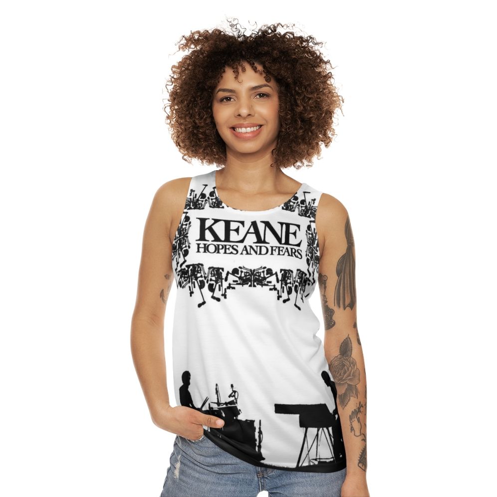 Hopes and Fears Unisex Keane Band Tank Top - women