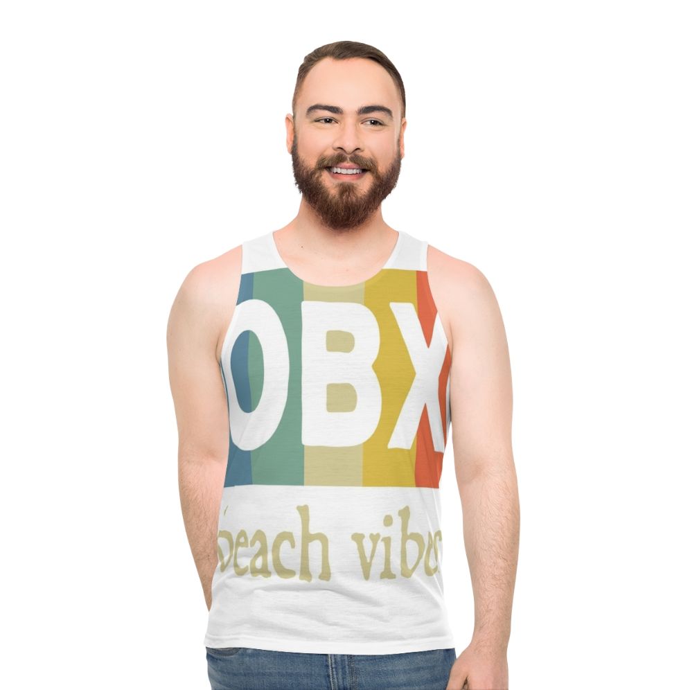 Obx beach vibes unisex tank top - men