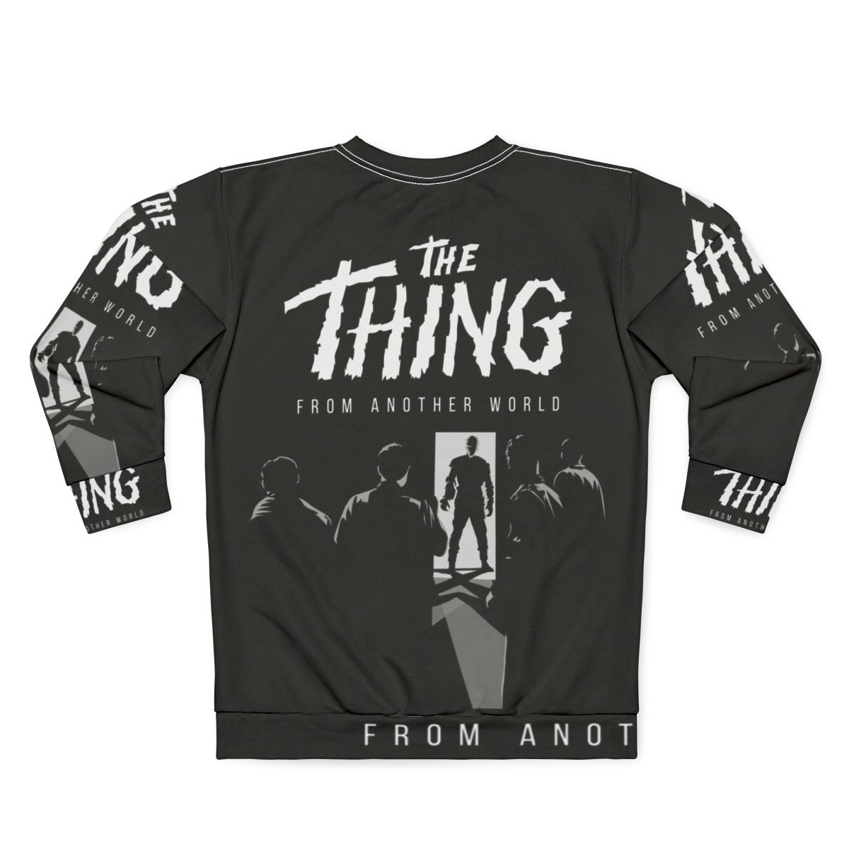 The Thing From Another World 1951 Classic Sci-Fi Sweatshirt - Back