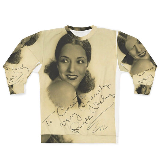 Lupe Velez Signed Vintage Hollywood Sweatshirt