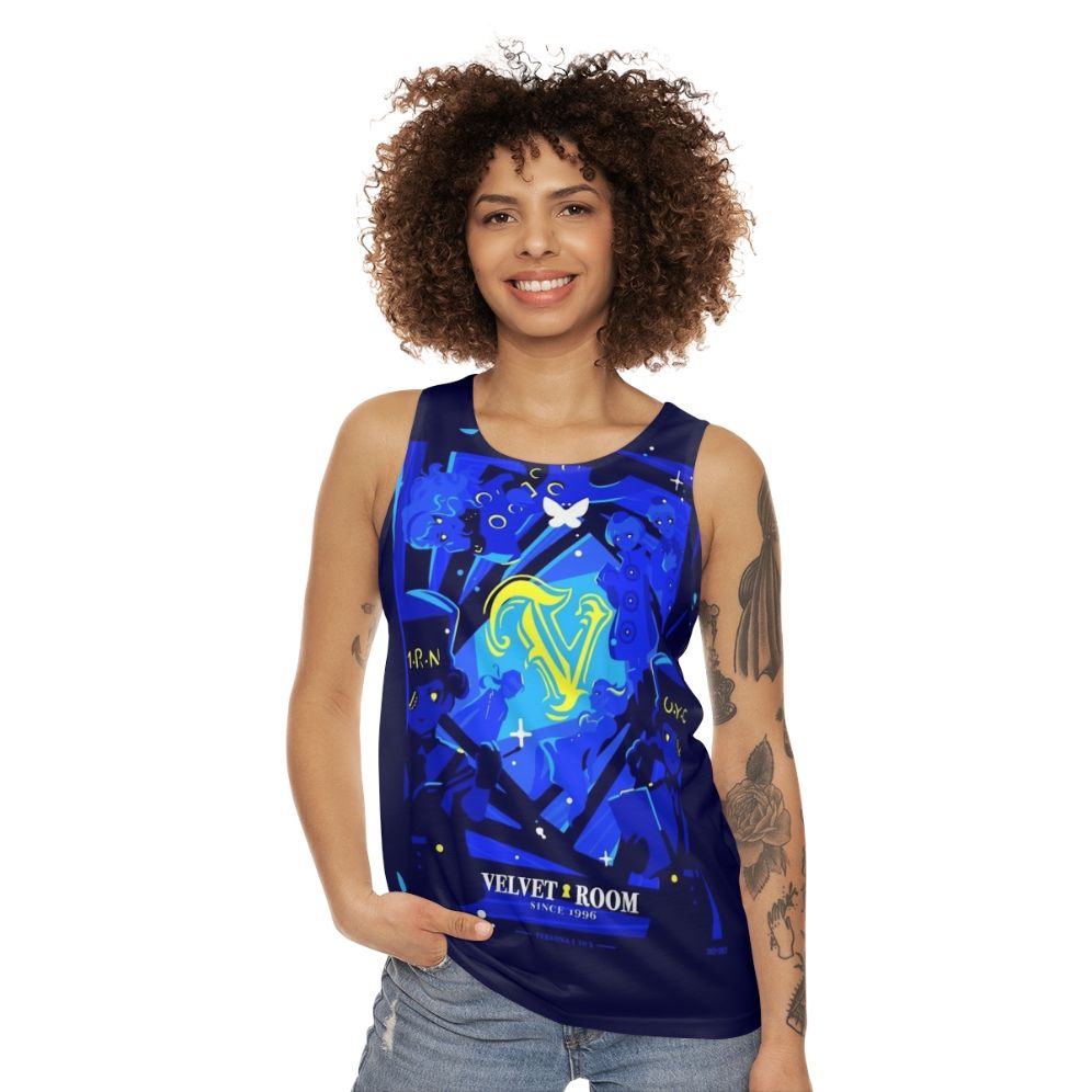 Persona 5 Velvet Room Unisex Tank Top - women