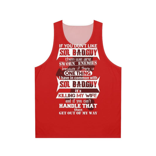 Guilty Gear Sol Badguy Unisex Tank Top