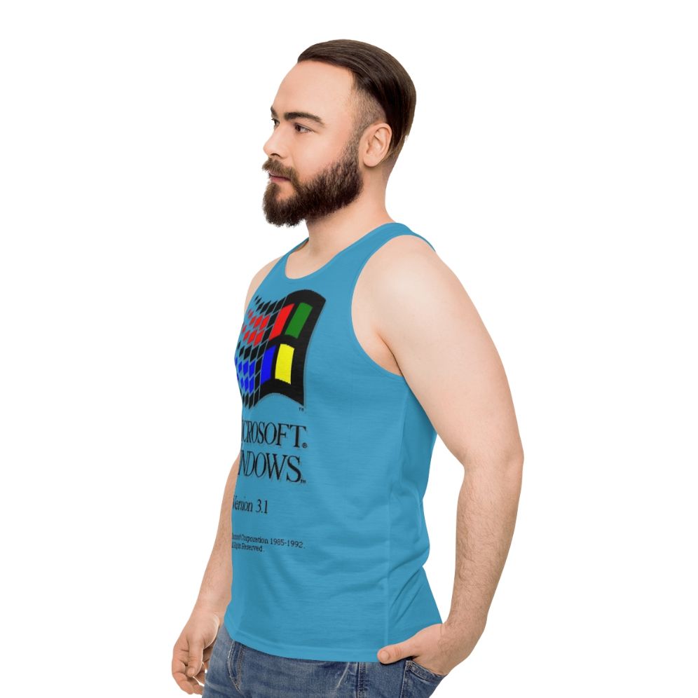 Windows 3.1 Unisex Tank Top - men side