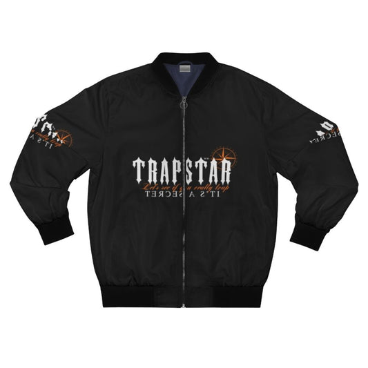 Trapstar Wild West Bomber Jacket in orange and black