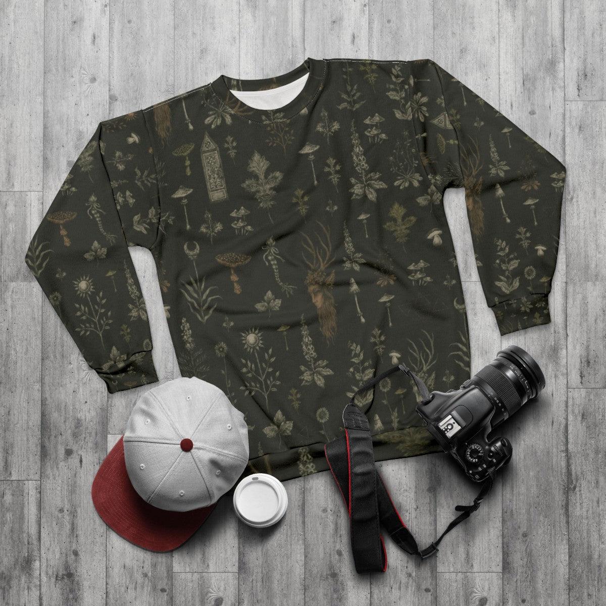 Forest Guardian and Field Protector Sweatshirt - flat lay